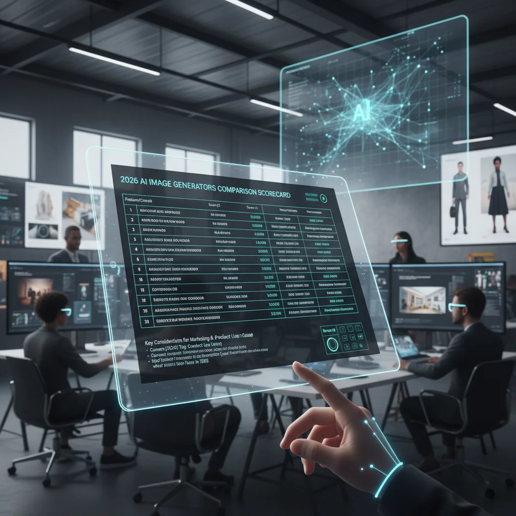 2026 AI image generators comparison scorecard for professional marketing and product use cases