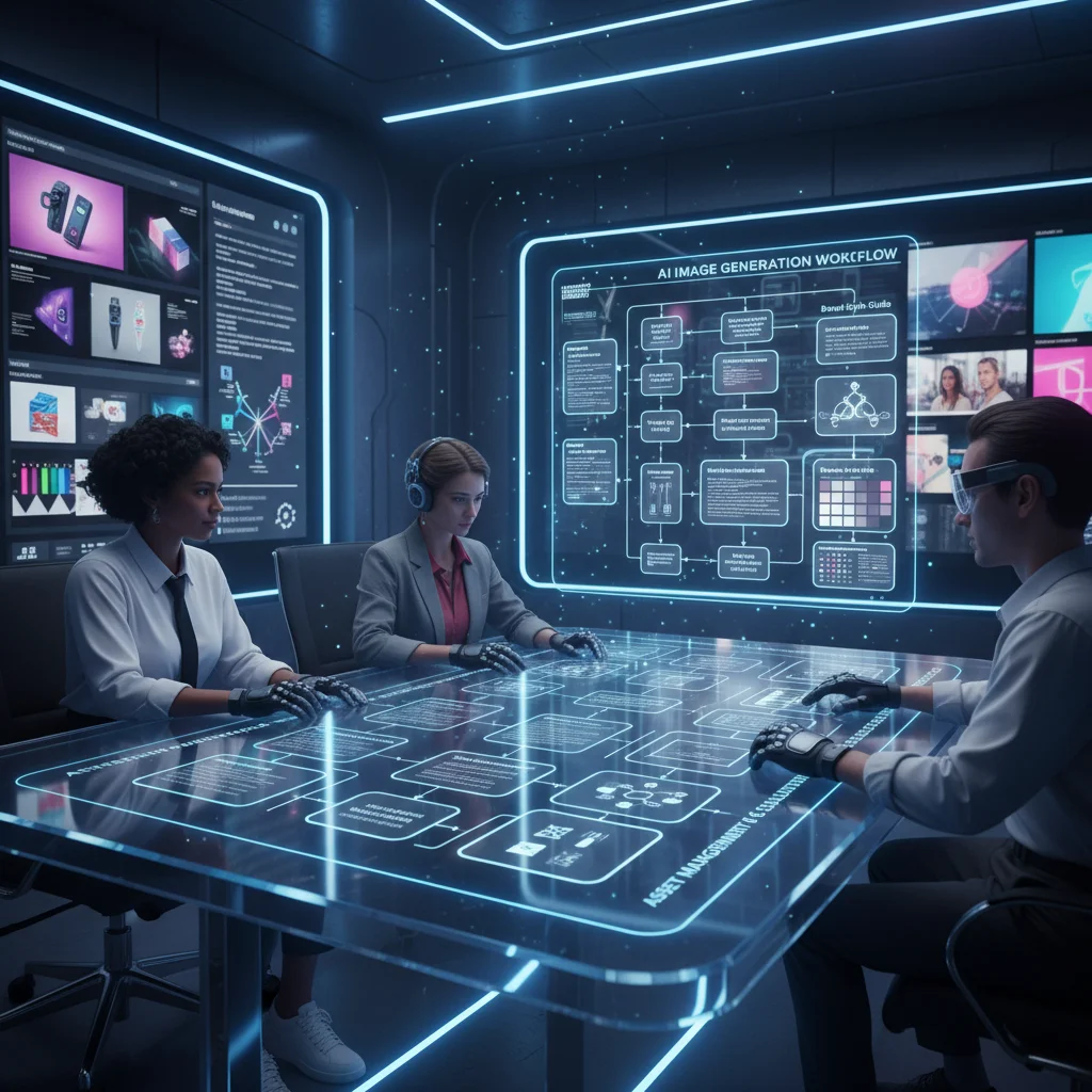 Recommended 2026 AI image generation workflow for professional marketing and design teams