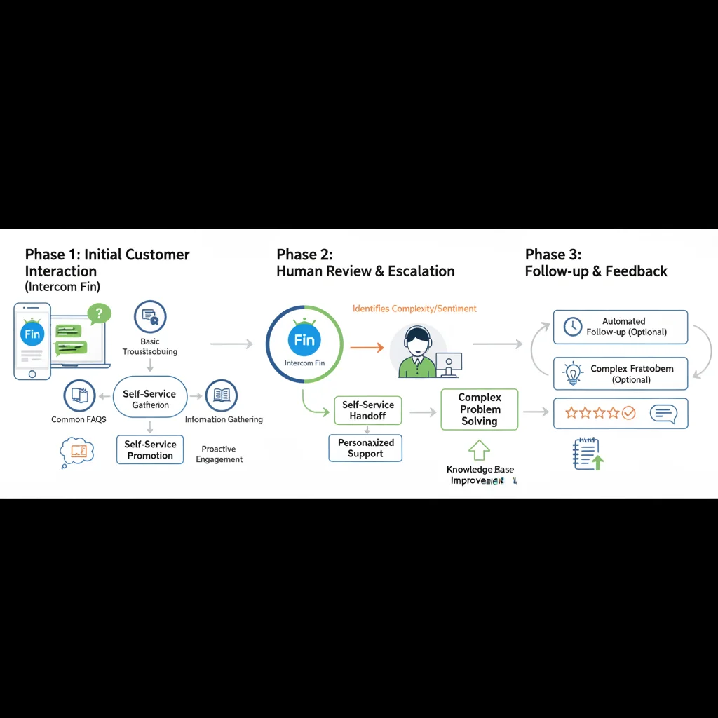 Recommended AI support workflow for scaling customer success teams with Intercom Fin + human review or Zendesk AI + automation