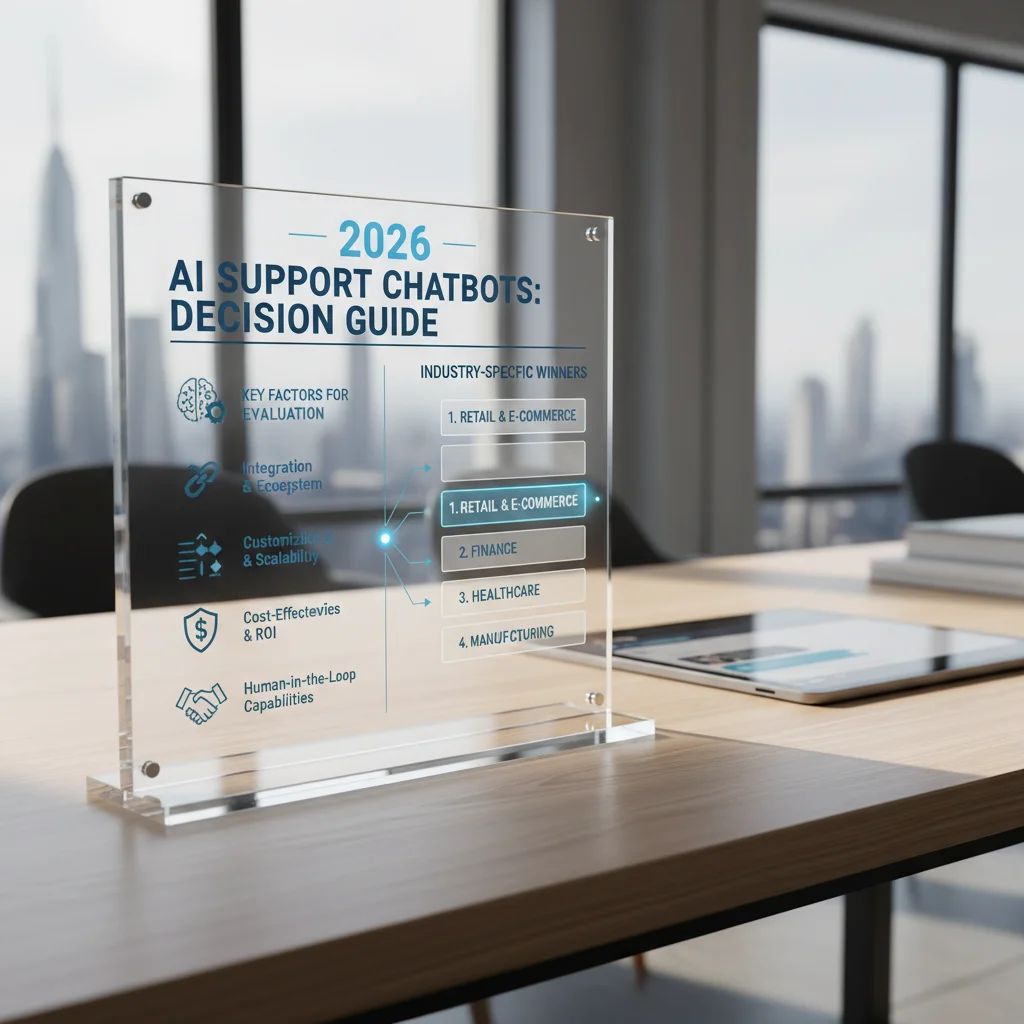 Clear winner by industry and team situation decision guide for AI support chatbots in 2026